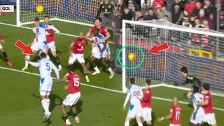 Maxence Lacroix's Unbelievable Header against Manchester United | Man United vs Crystal Palace