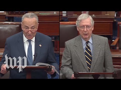 Watch Live Mcconnell Schumer Speak On Senate Floor Amid