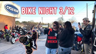 #raleigh We Hit Cycle Gear Bike Night 3/12 in Raleigh, NC with  @EricTrimmer  and Some of TMMS.