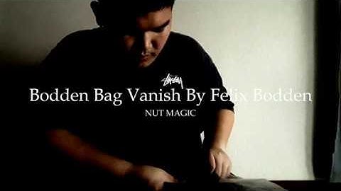 มายากลเสกไพ่หาย Bodden Bag Vanish By Felix Bodden | Nut Magic