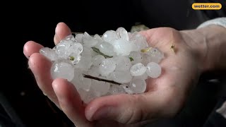 Hagelchaos in Italien - jetzt zieht Unwetter nach Deutschland