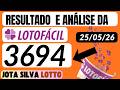 AO VIVO RESULTADO DA LOTOFÁCIL 3694