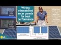 How to Wire Mismatched Solar Panels in series and parallel