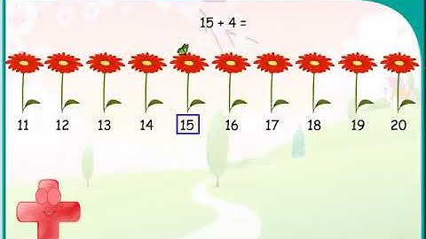 Addition Using Number Grid  Addition up to 20  CBSE Class 1 Maths