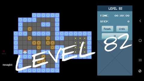 Classic Sokoban Level 82 | without UNDO | Solution 1 - 90