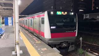 E233系5000番台ケヨ554編成+ケヨF54編成君津発車