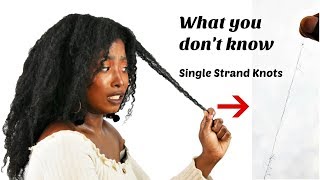 How To Avoid Single Strand Knots For Optimal Healthy Hair Growth and Retention | Natural Hair
