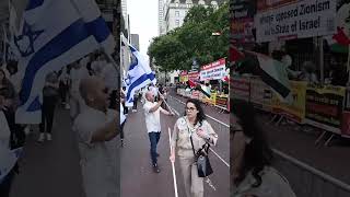 Anti-Zionist Jews picket pro-Israel march in New York City