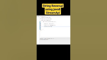How to Reverse a String using Java8 Stream Api ✅#strings #java8 #interviewquestions