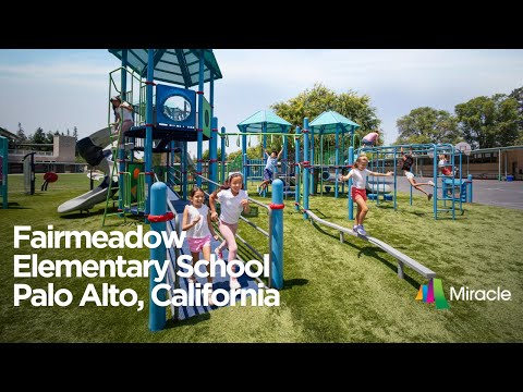 Fairmeadow Elementary School in Palo Alto, CA | Playground Equipment by Miracle Recreation
