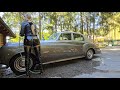 4K, Granate Travelling, #washing classic car #crotch high boots, high heels,  #shorts