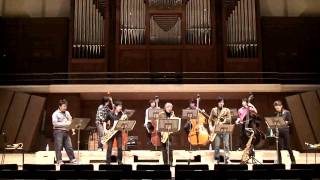 Yasuaki Shimizu & Saxophonettes - Goldberg Variations rehearsal 2010