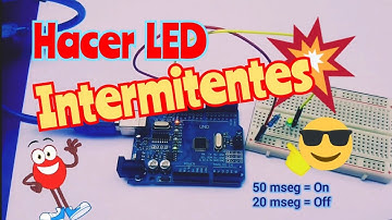 como programar luz intermitente con arduino y LED #la práctica mas fácil