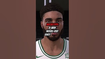 Jayson Tatum (2-Way Inside-Out Shot Creator) build in NBA 2k25! #jaysontatum #nba2k25 #gaming