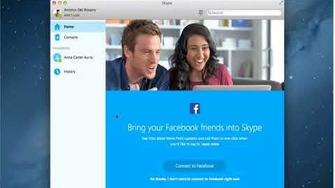 How to add and delete contacts and conversations in Favorite section in Skype for Mac OS X