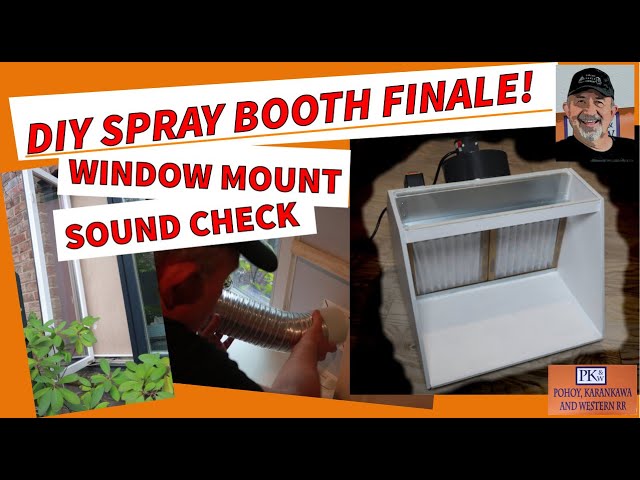 DIY Easy to make take down spray booth. Save your lungs. Stop the  overspray! 