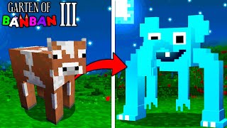 I remade every mob into Garten Of Banban 3 in Minecraft! | NABNAB REACTION