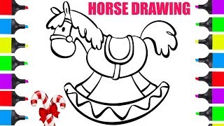 How To Draw Rocking Horse Toy For Kids Easy | Tutorial | Learn Art And Colors For Kids How To Draw Rocking Horse Toy For Kids Easy | Tutorial | Learn Art And Colors For Kids.