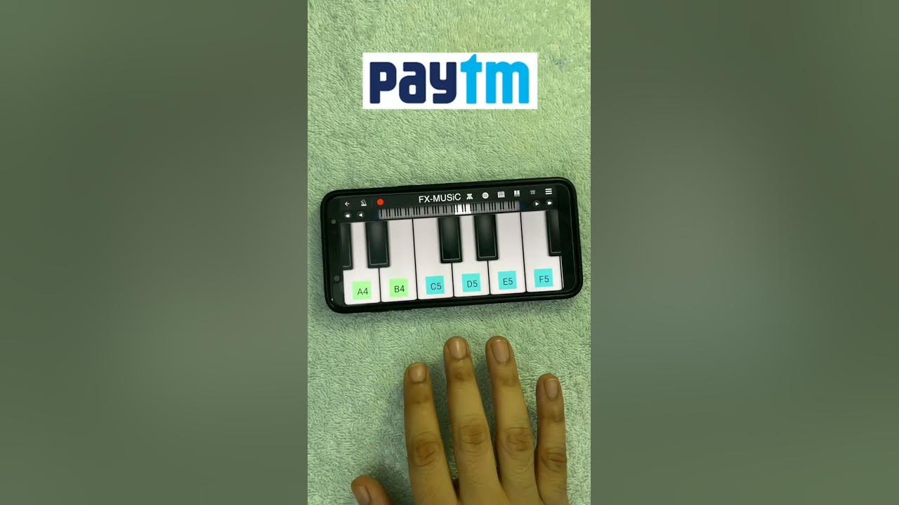 PAYTM KARO SONG PLAY ON PIANO 🎹 #music #piano #song #paytm #viral #viralreels #new #tune