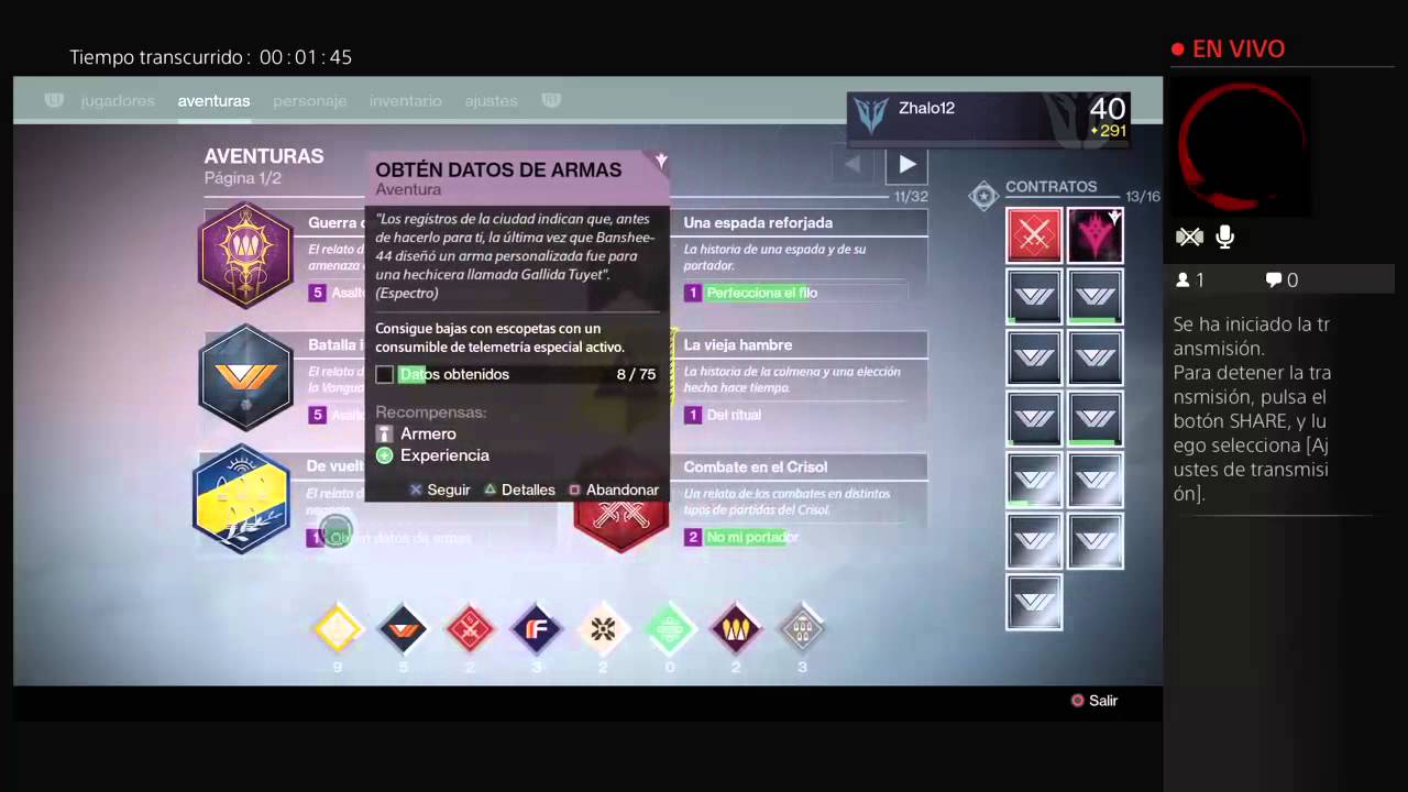 Transmisión de PS4 en vivo de Zhalo12