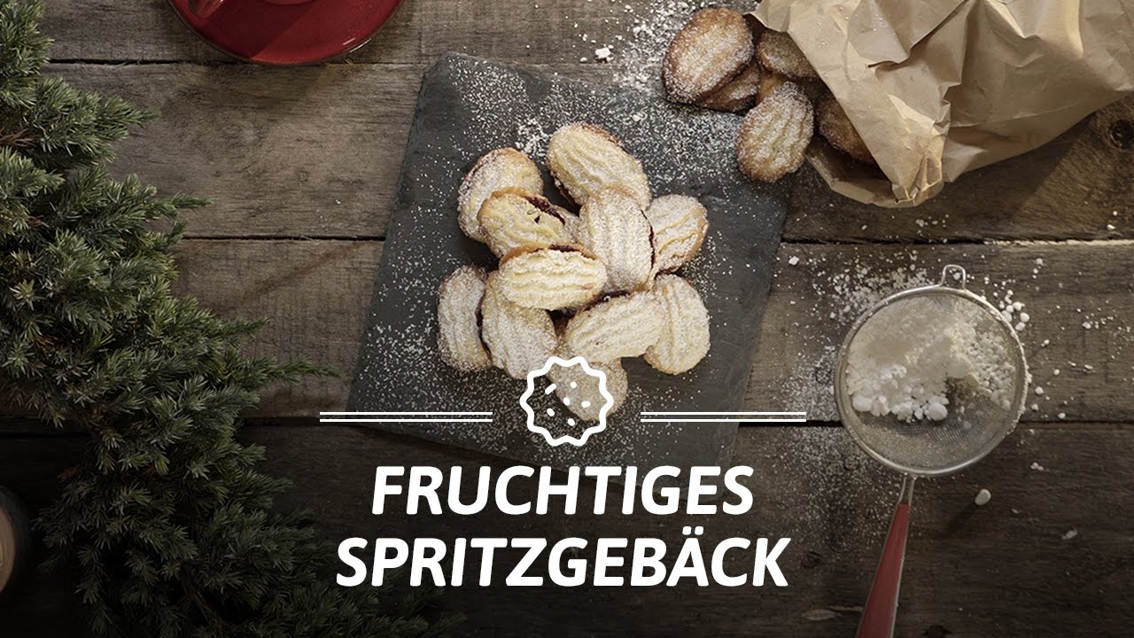 Rezept: Fruchtiges Spritzgebäck von Dr. Oetker