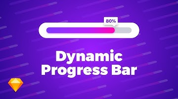 How to Make Dynamic Progress Bar  | Sketch Tutorial