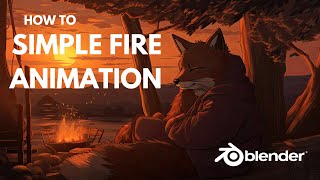 Simple Flame Animation | Blender Tutorial
