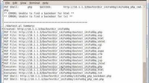 Exploiting PUT Method in WebServer