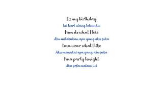 Lirik Lagu Birthdayanne Marie Dan Terjemahan