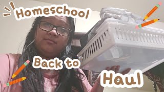 Homeschool Back To School Haul Part One 2026