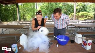Making Liquid Nitrogen Ice Cream With 'Dr. B'