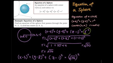 12.1 Part 4/4: Equation of a Sphere & Practices on 3-Dimension Coordinate System | Integral Calculus