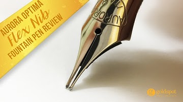Aurora Optima Flex Nib Fountain Pen Review and Comparison Writing