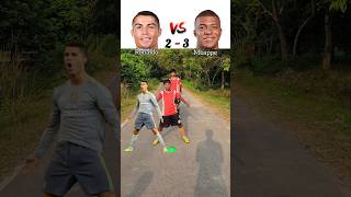 Ronaldo vs Mbappe fans 🤔 #shorts #football #fans #ronaldo #mbappe #youtube #viral #video