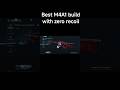 best M4A1 build in delta force Mobile zero recoil #short#