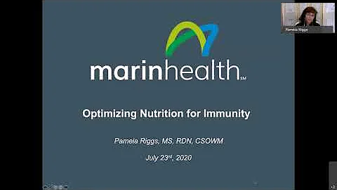 MarinHealth Webinar Series: Optimizing Nutrition t...