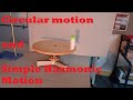 Circular motion and simple harmonic motion demo #physics
