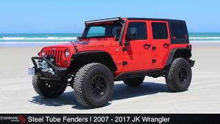 JK Wrangler Steel Tube Fenders Product Highlights | FB23006