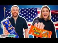 TRYING AMERICAN CANDY WE'VE NEVER TRIED BEFORE! 😋