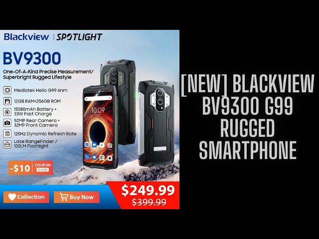 Blackview BV9300 G99 Rugged Phone 21GB+256GB 6.7'' 120Hz Smartphone  15080mAh Laser Measure Mobile Phones Global 