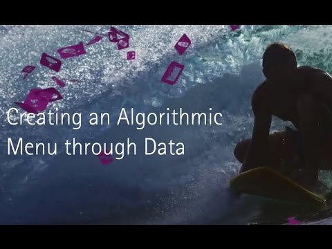 Creating an Algorithmic Menu Through Data
