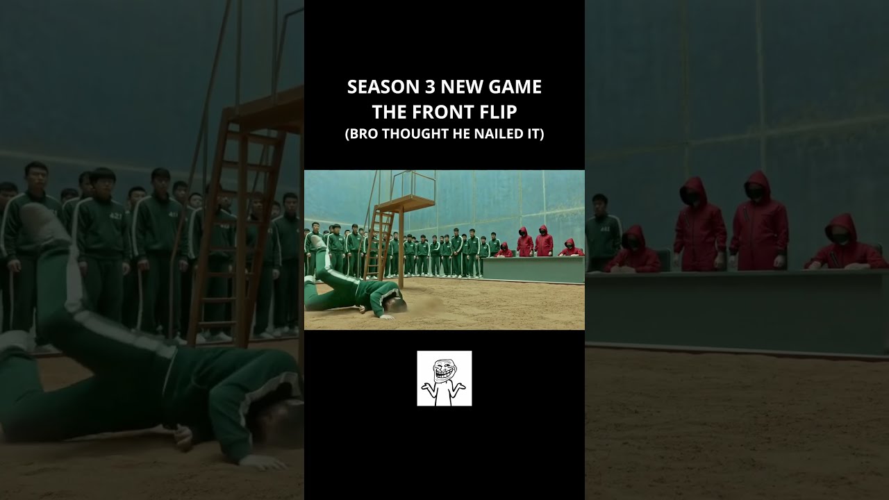 SQUID GAME SEASON 3 NEW GAME THE FRONT FLIP