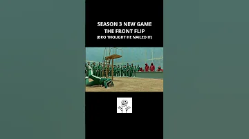 SQUID GAME SEASON 3 NEW GAME THE FRONT FLIP 