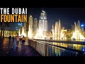 Walk to THE DUBAI FOUNTAIN | Dubai Downtown Night 2021 | 4K | Dubai Tourist Attraction
