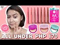 ALL UNDER PHP 170 NA MAKEUP | AS LOW AS PHP39?!  FULL FACE USING CATHY DOLL PRODUCTS | GIVEAWAY