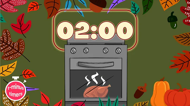 2 Minute Thanksgiving Timer | Egg Timer Bell at the end (no music)