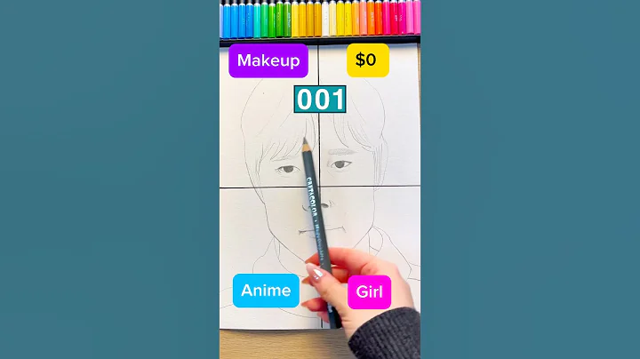 Drawing ✨SQUID GAME✨ player 001 😈 in 4 styles 😳 #squidgame #thanos #drawing #art #artist #pencil