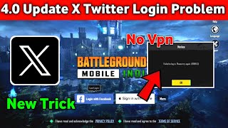Bgmi XTwitter login Problem ios | Bgmi Login Problem | itop Web login Bgmi Twitter loading Problem
