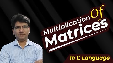 Matrix multiplication C Program| Matrix multiplication in C