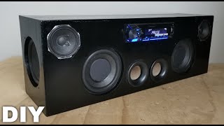 DIY Bluetooth Boombox Using Car Radio